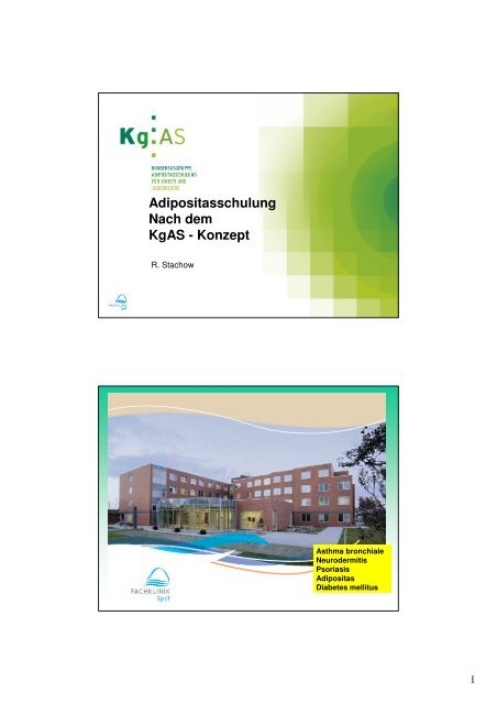 Adipositasschulung Nach dem KgAS - Konzept - Adipositas MV