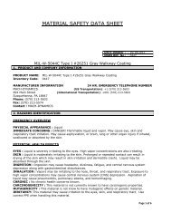 MSDS MIL-W-5044C, Type I, FS-#26251 - Mach-Dynamics