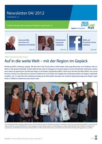Newsletter April 2012 - Initiative Regionalmanagement Region ...