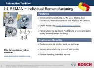 1:1 REMAN â Individual Remanufacturing - Bosch Automotive ...