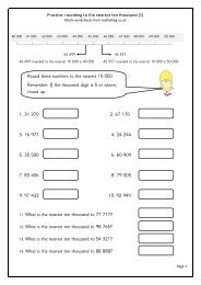 Practice: rounding to the nearest ten thousand (1) 1. 31 ... - Maths Blog