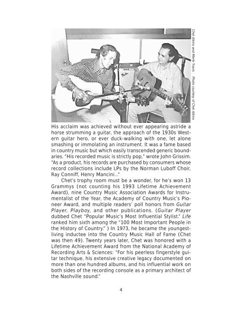 Chet Atkins Chet Atkins - Stefan Grossman's Guitar Workshop