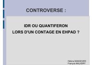 Dr Maladry/Mangeard : IDR ou Quantiferon lors d'un contage ... - PIRG