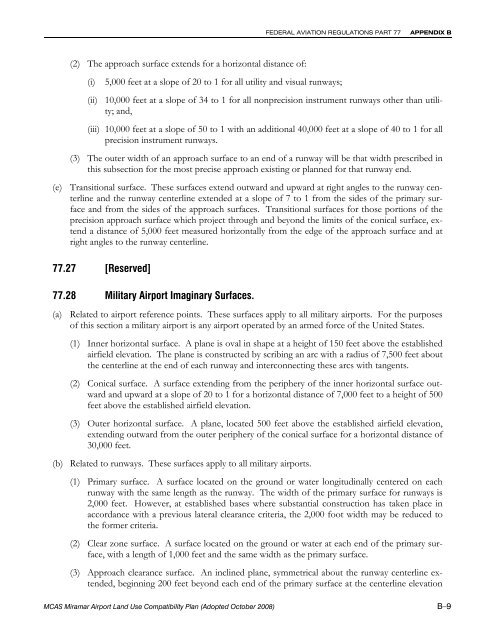 MCAS Miramar Airport Land Use Compatibility Plan - San Diego ...