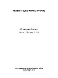 Annals of Spiru Haret University Economic Series - The Annals of ...