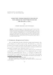 SOME NEW CES`ARO SEQUENCE SPACES OF NON-ABSOLUTE ...