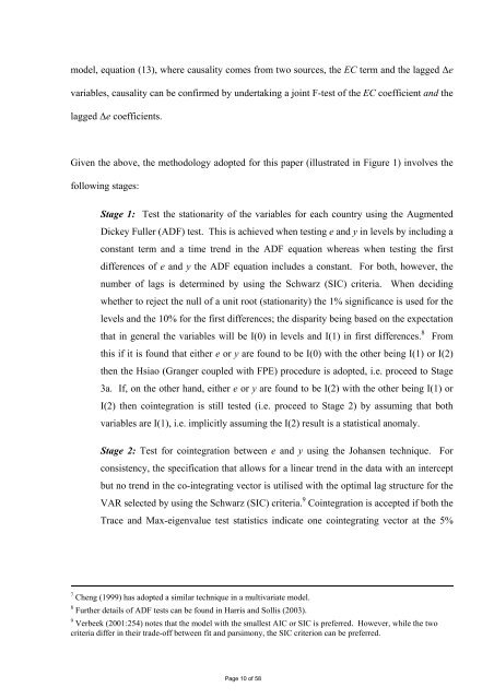 Causality between Energy Consumption and GDP: Evidence from ...