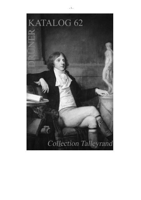 Baronin Talleyrand - Musikantiquariat Dr. Ulrich Drüner