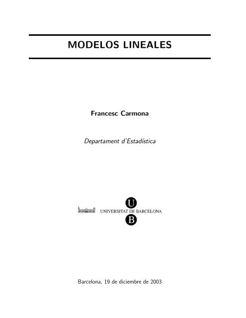 MODELOS LINEALES - DIM