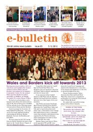 Wales and Borders kick off towards 2013 - SGI-UK E-Bulletin and ...