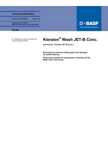 Kieralon Wash JET-B Conc. - Prismadye