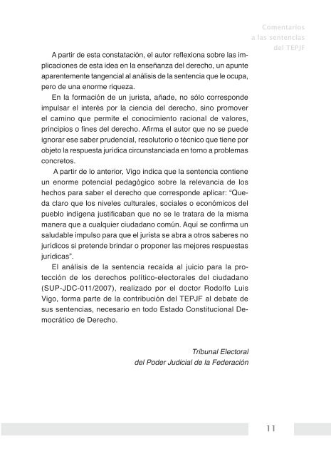 Reflexiones iusfilosóficas de una decisión judicial - Tribunal ...