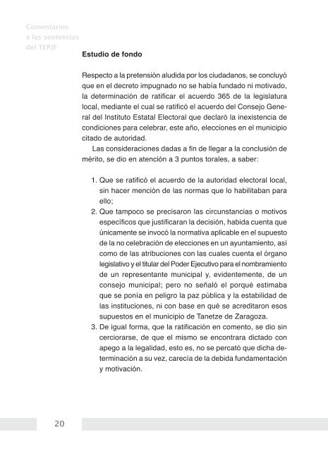 Reflexiones iusfilosóficas de una decisión judicial - Tribunal ...