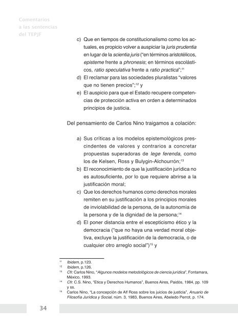 Reflexiones iusfilosóficas de una decisión judicial - Tribunal ...