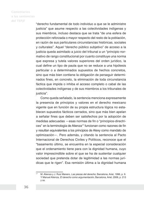 Reflexiones iusfilosóficas de una decisión judicial - Tribunal ...