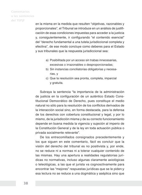 Reflexiones iusfilosóficas de una decisión judicial - Tribunal ...