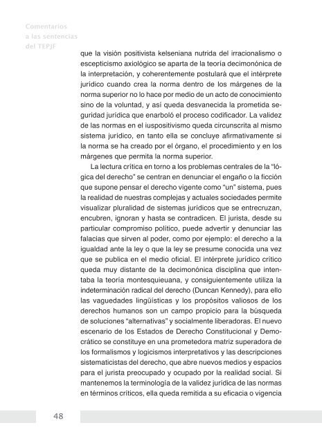 Reflexiones iusfilosóficas de una decisión judicial - Tribunal ...