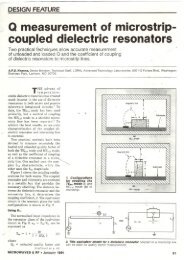 Q Measurement of Microstrip-Coupled Dielectric Resonators