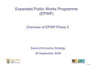 Overview of the Expanded Public Works Programme (EPWP ... - tips