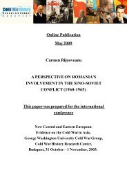 Online Publication May 2009 Carmen Rijnoveanu A PERSPECTIVE ...
