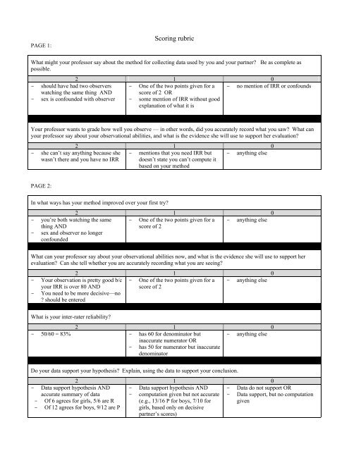 Assessing Student Learning: A Collection of Evaluation Tools