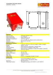 Transmitter Sens H2S-100-EC Article-No.: 211212 Features ...