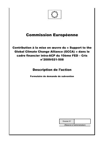 Commission Européenne - Global Climate Change Alliance