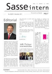 Editorial Sasse Limited