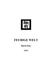 FEURIGE WELT - Agni Yoga Society