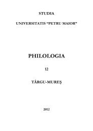 Terminology and translation studies - Universitatea&quot;Petru Maior&quot;