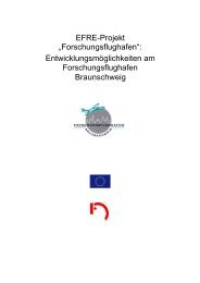 Potenziale am Forschungsflughafen (EFRE-Projekt) - bei der ...