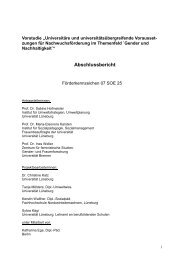 Abschlussbericht - Sozial-ökologische Forschung