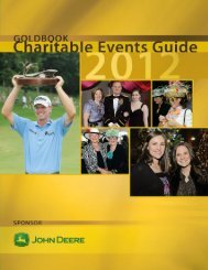 Gold Book Charitable Events Guide - Quad-Cities Online