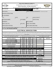 Electrical Services Form - CP - 1-1-12