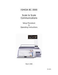 ISHIDA BC-3000 Scale to Scale Communications - Rice Lake ...