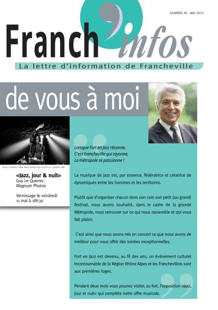 Franch'Infos mai 2012 - Mairie de Francheville