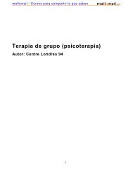 Terapia de grupo (psicoterapia) - MailxMail