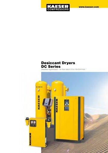 Desiccant Dryers DC Series - Kaeser Compressors (SA) (PTY)