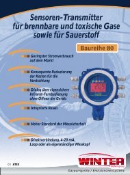 Datenblatt auf Deutsch - Gas Alarm Systems