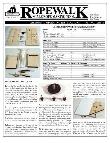 ropewalk scale rope making tool ropewalk