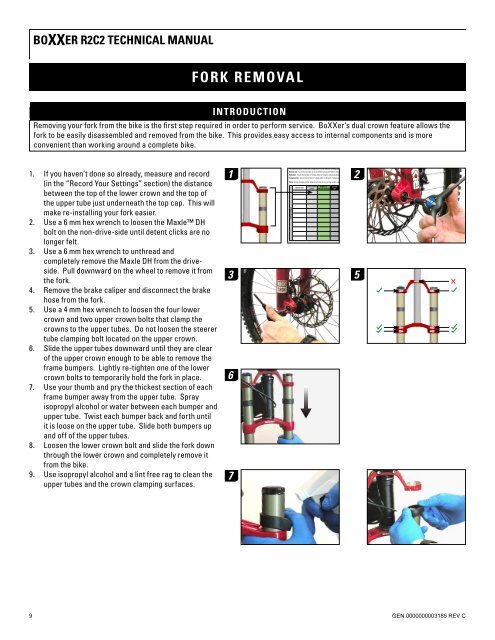 Technical Manual - BoXXer R2C2 - 2011 - SRAM.com