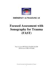 Focused Assessment with Sonography for Trauma - Emergency ...