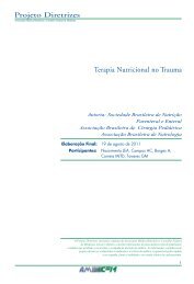 Terapia Nutricional no Trauma - Projeto Diretrizes