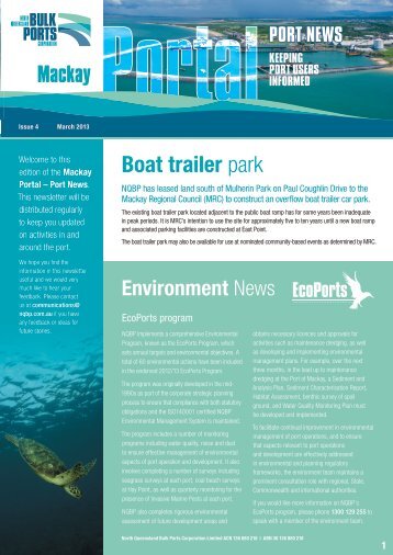 Mackay Portal Port News Issue 4 â April 2013 - North Queensland ...