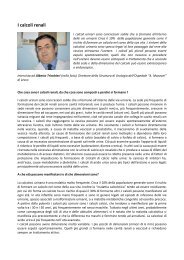 Intervista ad Alberto Trinchieri, Direttore della Struttura di Urologia ...