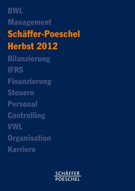 management - Schäffer-Poeschel Verlag GmbH