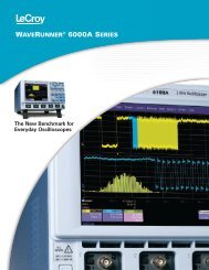 LeCroy's data sheet - TekNet Electronics