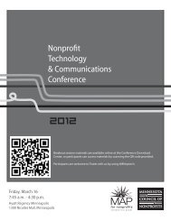 Nonprofit Technology & Communications Conference - Minnesota ...