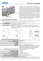 Serie GS...CS: equipos - COMAR CONDENSATORI SpA