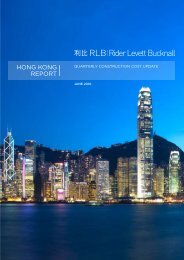 hong kong REPoRT - Rider Levett Bucknall